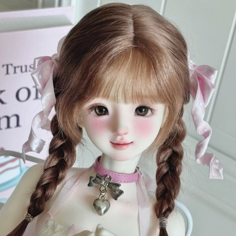 Resin 1/4 BJD Doll SD Jointed Nude Female Doll Eyes Face Makeup Lovely Girl Gift