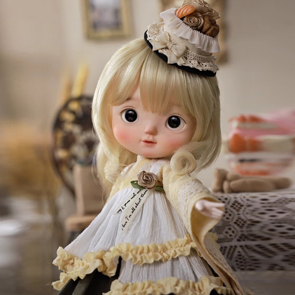 1/6 BJD Doll Ball Joint Doll Full Set Doll Kimono Girl Cake Dress Holiday Gift