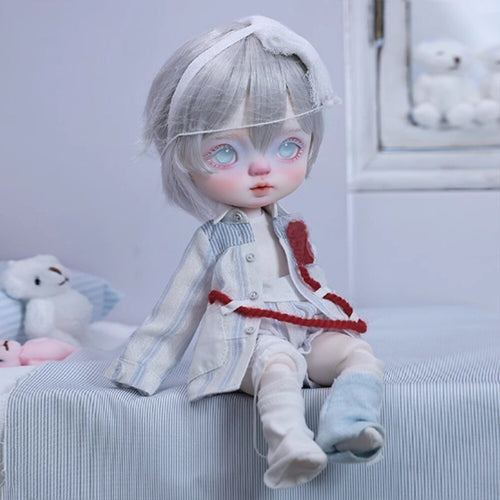 1/6 BJD Doll Ball Joint Resin Face Makeup Full Set Xiao'an Hospital Gown Girl