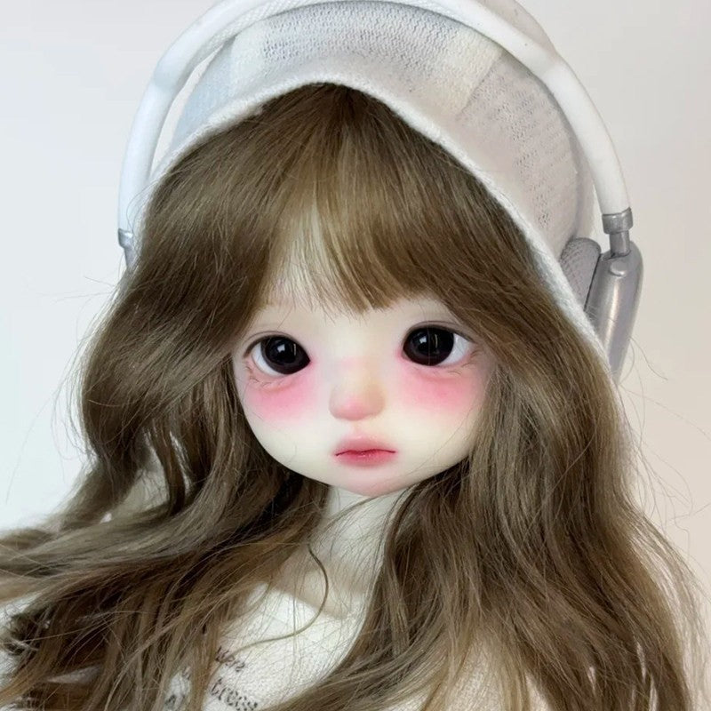 New 1/6 BJD Girl Doll Boy Resin Bare Ball Jointed Doll + Eyes + Face Makeup Gift