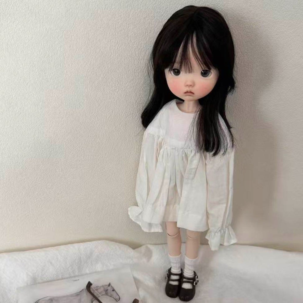 Handmade 1/6 BJD Doll SD Jointed Face up Eye Resin Girl Bare Doll Full Set Gifts