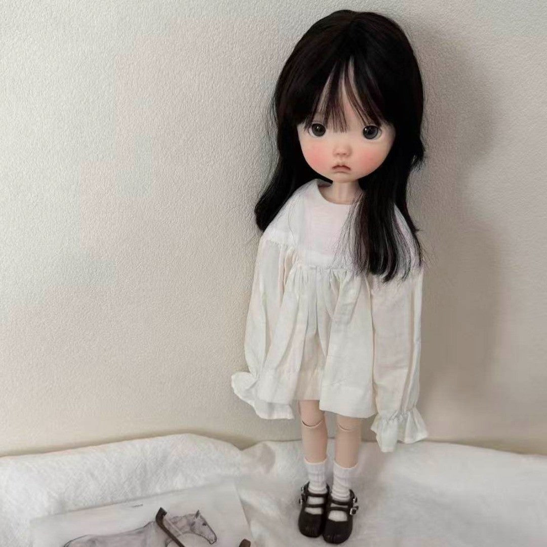 Handmade 1/6 BJD Doll SD Jointed Face up Eye Resin Girl Bare Doll Full Set Gifts