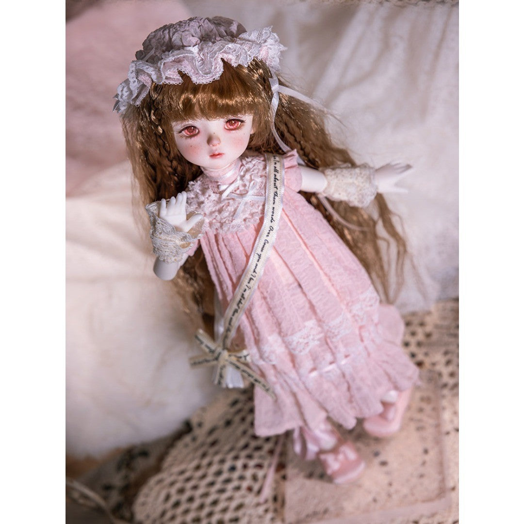 Full Set 1/6 BJD Doll Joint Resin Facial Makeup Bare Retro Cute Style Girl Gifts