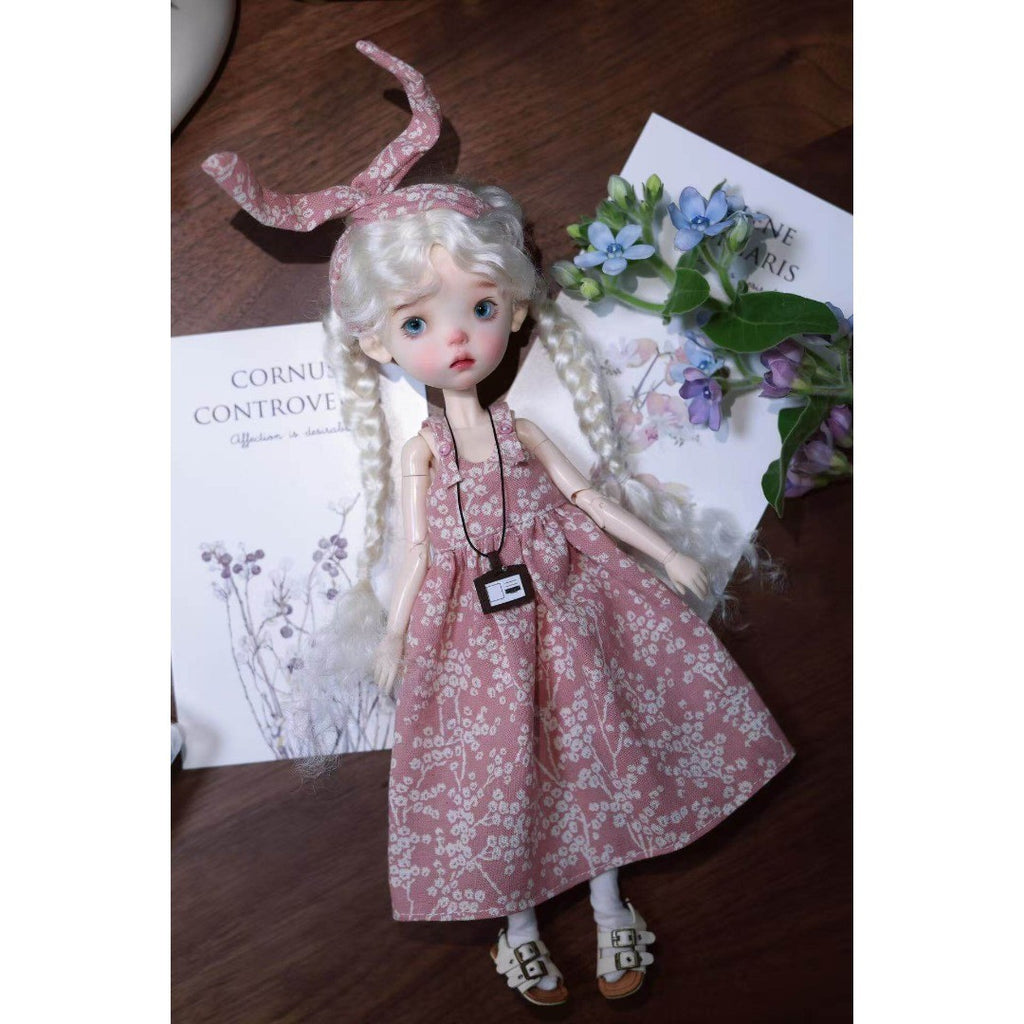 Landoudou BJD 1/6 Girl Doll Nude Resin Eyes+Face up Figure Toy White/Normal Skin