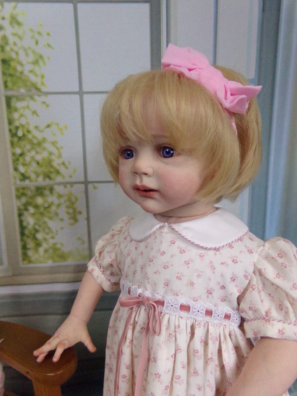 Custom Made Reborn Baby Fritzi Artist Genesis Painted Already Finished Doll With Hand-Rooted Hair