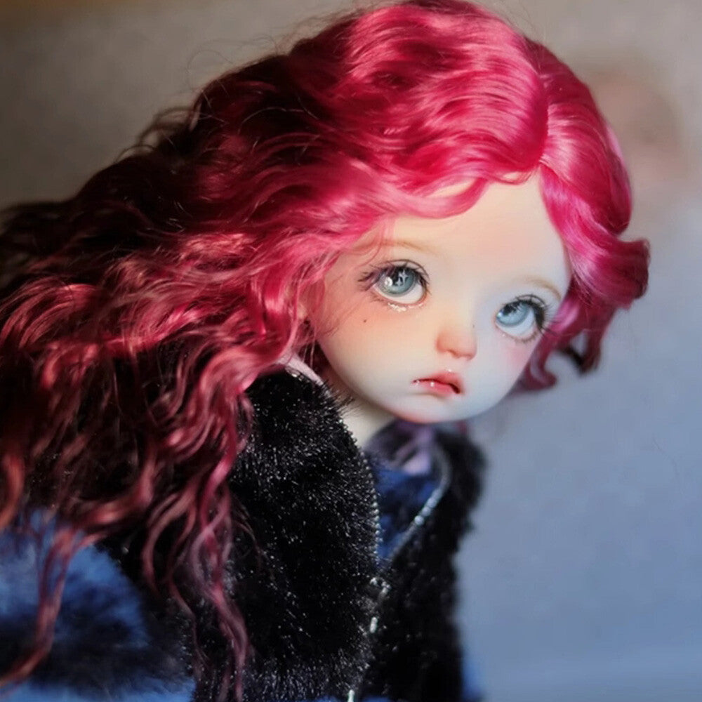 Joint Resin Nude 1/6 BJD Doll Delicate Princess Aggrieved Girl Face Makeup Gifts-