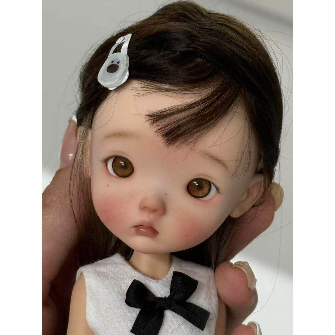Handmade Girl BJD Bare Doll 1/6 Face Makeup Free Eyes Resin Ball Jointed Gifts