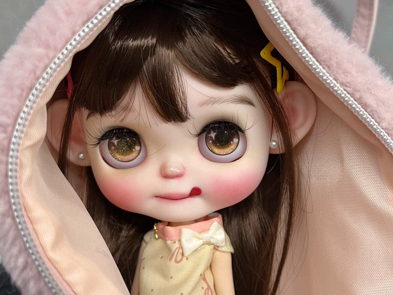 1/6 Doll BJD Blythe Doll Custom With Outfits + Hair Lovely Girl Handmade Gifts