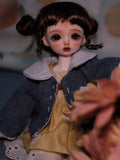 1/6 BJD Doll Girl Bare Doll Resin Jointed Doll + Eyes + Face Makeup Handmade Toy