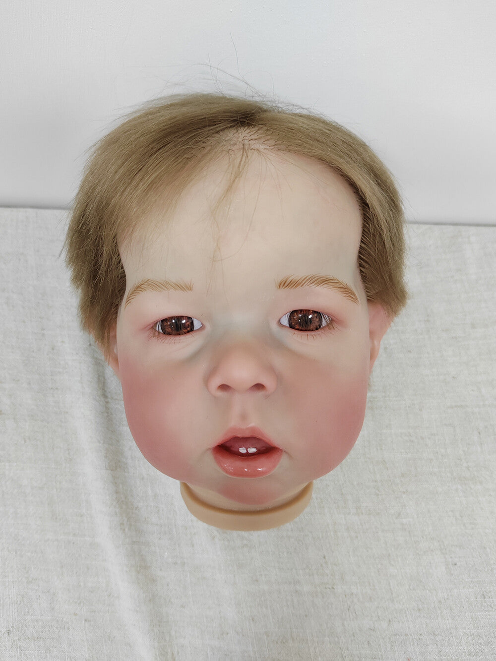 Custom Made Reborn Baby Liam 28in Reborn Doll Painted Kit Boy Toddler Liam Hand-Rooted Mohair Art Collect Toy-