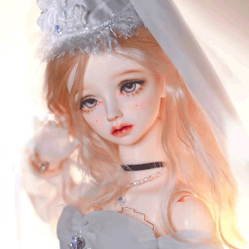 1/3 BJD Doll Girl Female Bare Body LMRoselyn with Face makeup Eyes Resin Gifts