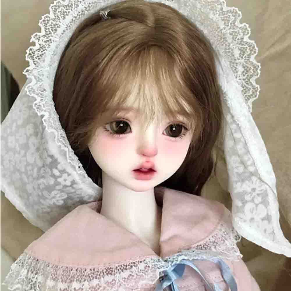 BJD 1/4 Doll SD Resin Joint Eyes Face Makeup Goddess Girl Female Bare Doll Gift