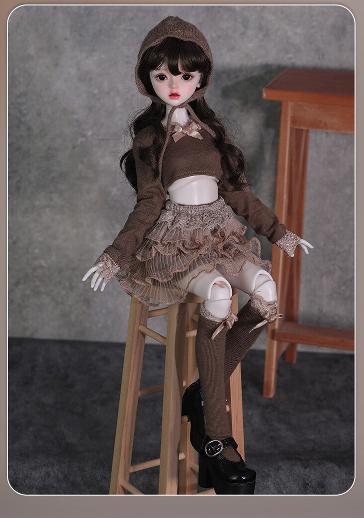 Full Set 1/4 Resin BJD Doll SD Ball Joint Doll Sexy Girl Women Handmade Gifts