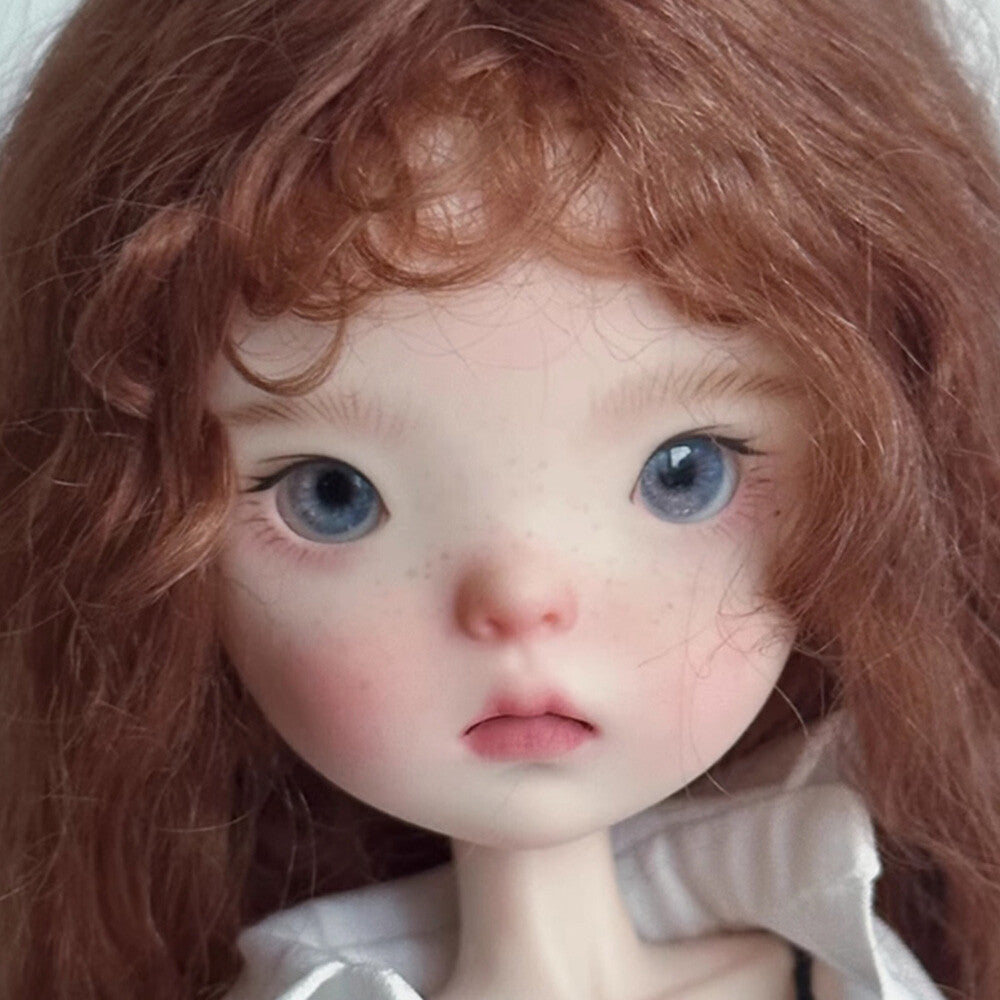 BJD 1/6 Silly Doll SD Resin Joint Face Makeup Eyes Sweet Girl Bare Doll Handmade