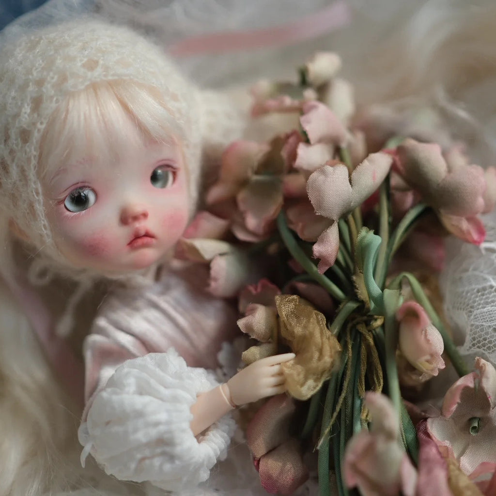 1/6 BJD SD Doll Resin Nude Body Free eyes Face make up Lovely Girl Woman DIY Toy
