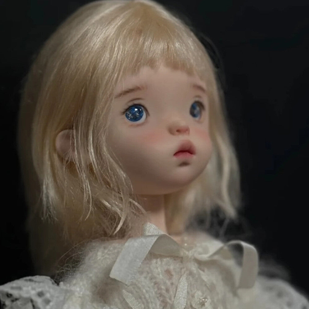 1/6 BJD Doll SD Face Makeup Ball Jointed Bare Doll Resin Girl Eyes Handmade Gift