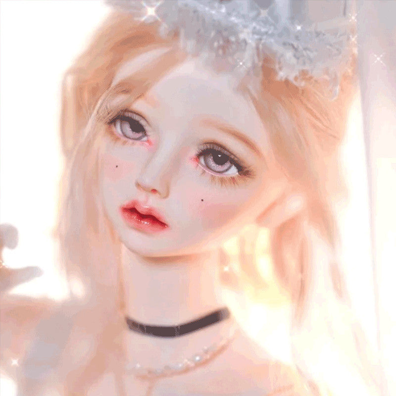 1/3 BJD Doll Girl Female Bare Body LMRoselyn with Face makeup Eyes Resin Gifts