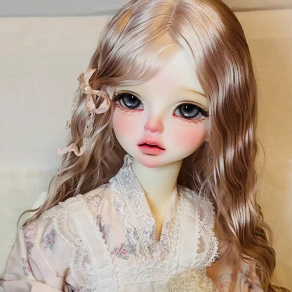 1/4 BJD Doll Delicate Facial Makeup Sweet Pure Girl Handmade Gifts Resin Joint