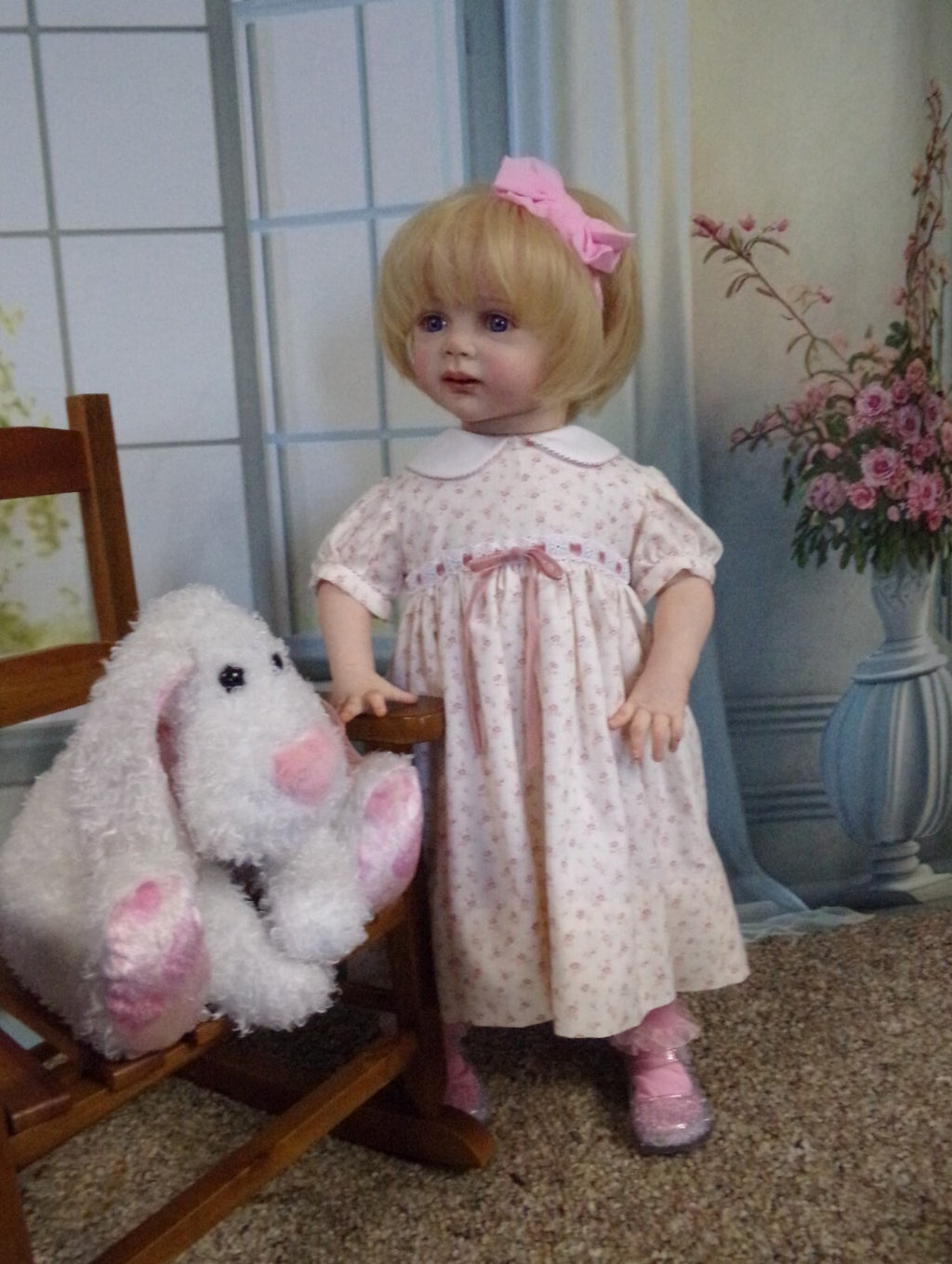 Custom Made Reborn Baby Fritzi Artist Genesis Painted Already Finished Doll With Hand-Rooted Hair