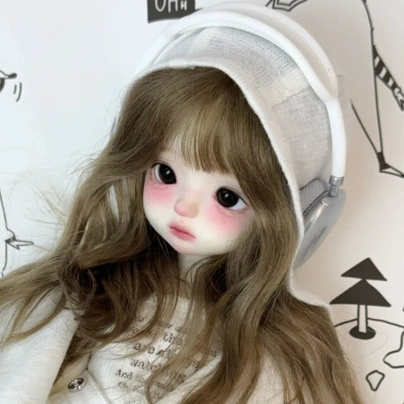 New 1/6 BJD Girl Doll Boy Resin Bare Ball Jointed Doll + Eyes + Face Makeup Gift