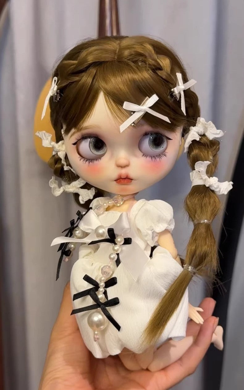 Blythe Doll Custom With Clothes Wig Sweet Girl Handmade 1/6 BJD Dolls Girl Gift