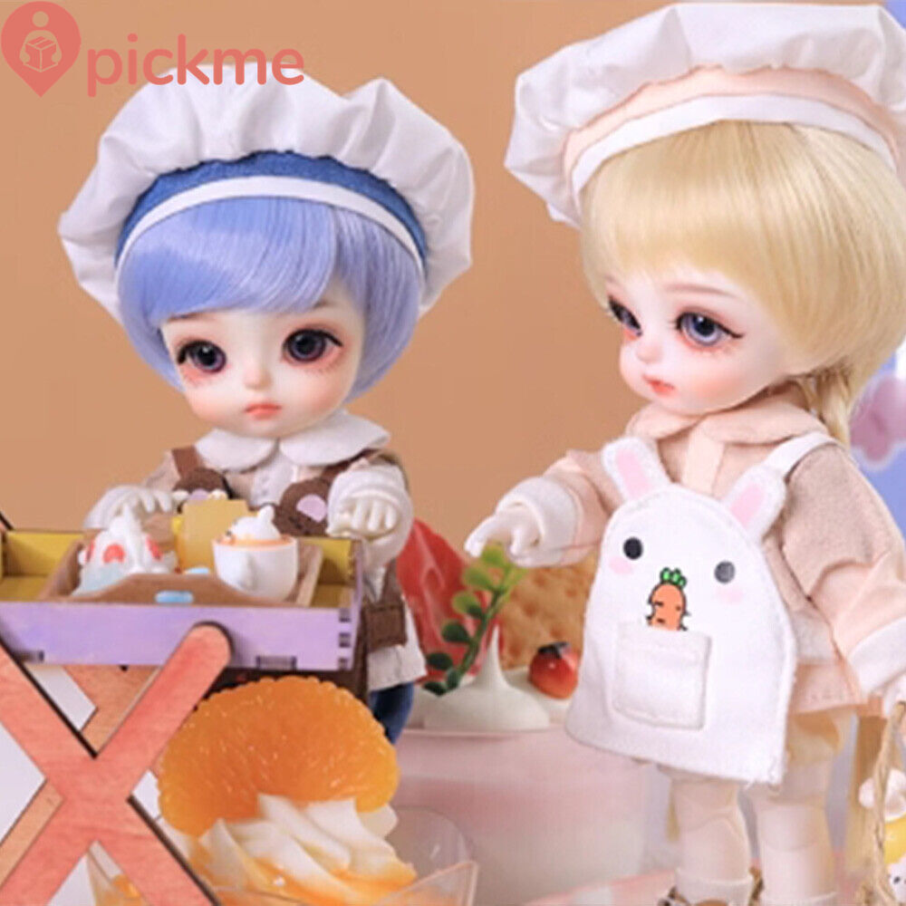 1/8 BJD Doll Ball Joint Doll Resin Cook Rubele Girl Bare Doll Handmade Gifts Toy