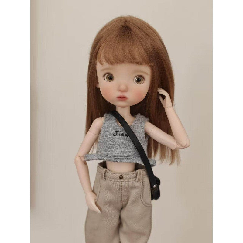 Cute Girl 1/6 Full Set BJD Doll Resin Joint Bare Doll Eyes Face Makeup DIY Gifts
