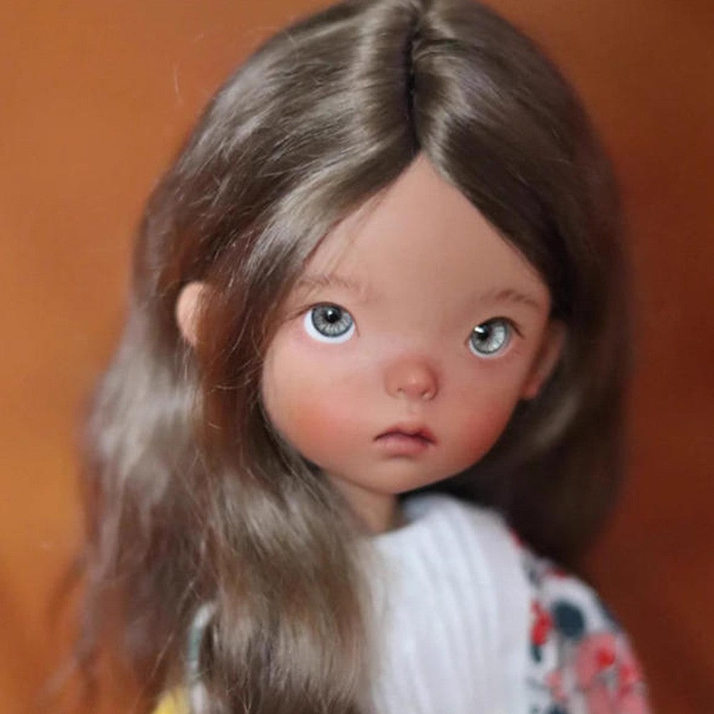 1/6 BJD Doll Landoudou SD Girl Joint Face Makeup Eyes Resin Kids Gift Bare Doll