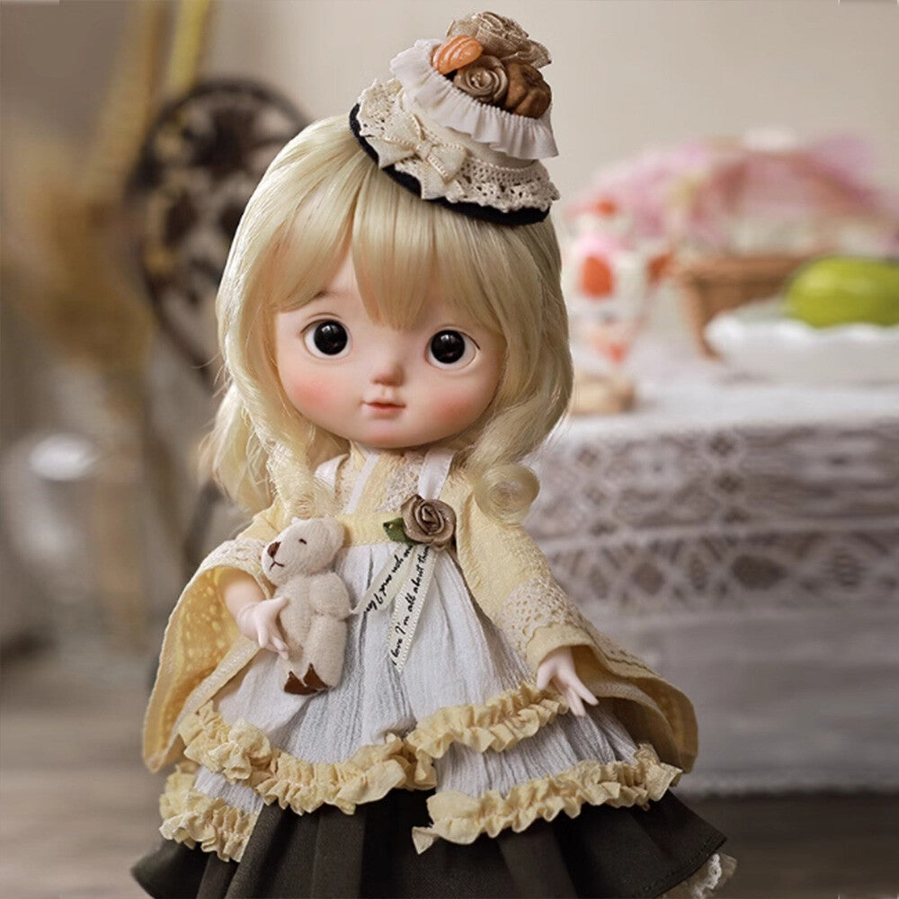 1/6 BJD Doll Ball Joint Doll Full Set Doll Kimono Girl Cake Dress Holiday Gift