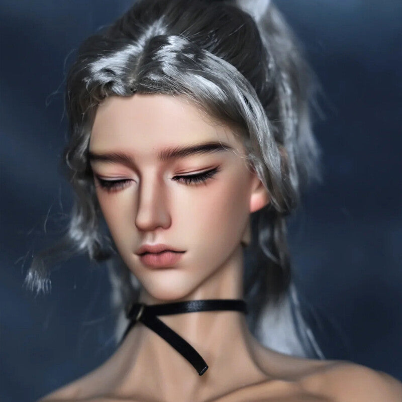 1/3 BJD Doll Opened Eyes Face Makeup Strong Muscle Man Resin Nude Body Gifts