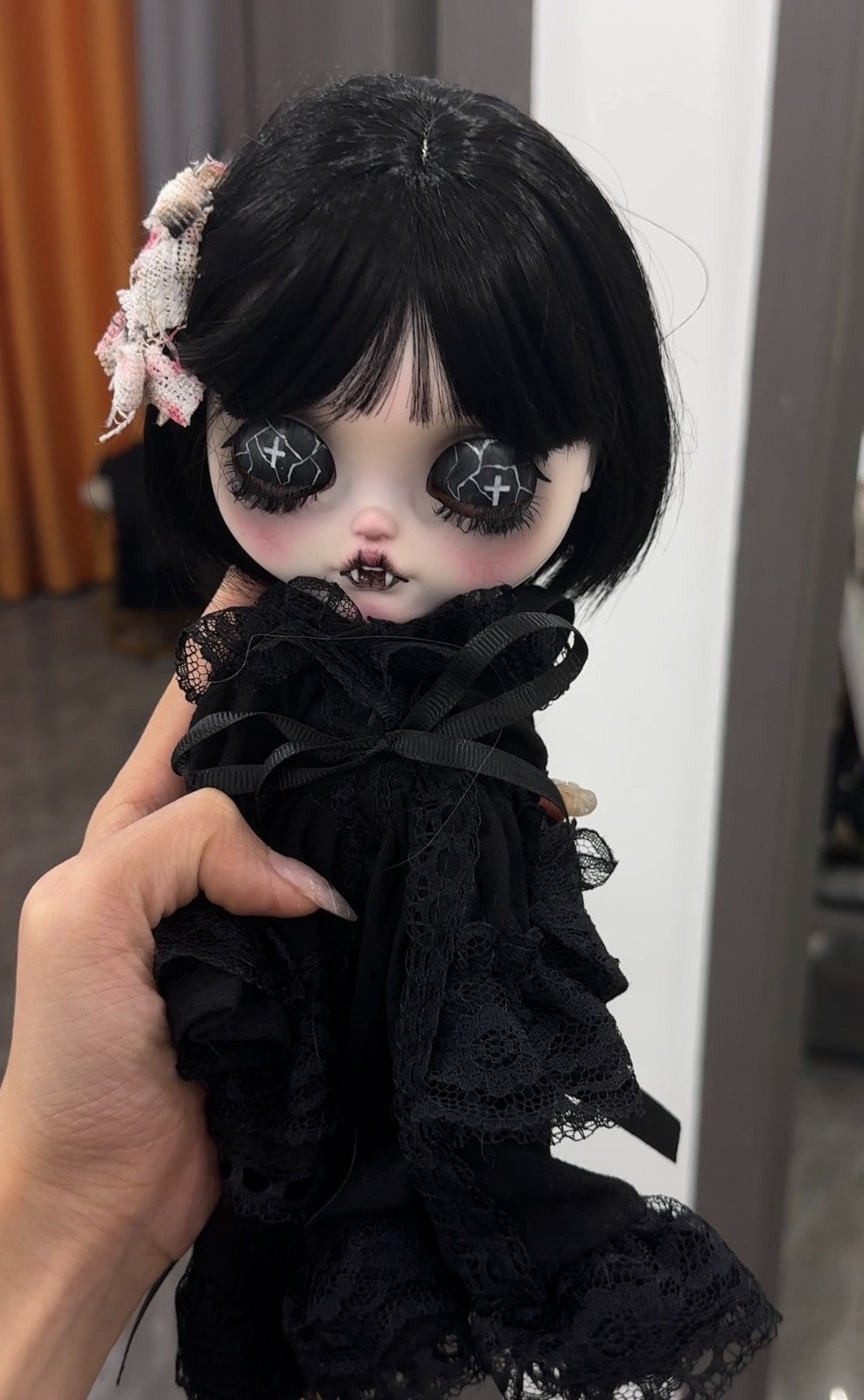 Handmade 1/6 Blythe Doll with Full Set Outfits + Wig OB24/OB22 BJD Doll DIY Gift