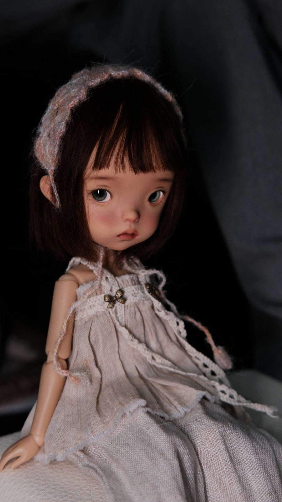 Full Set BJD Doll 1/6 Jointed Face up Eyes Wig Clothes Landoudou Girl Women Gift