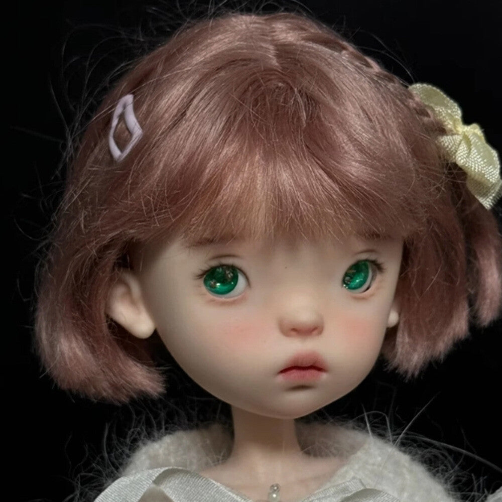 1/6 BJD Doll SD Face Makeup Ball Jointed Bare Doll Resin Girl Eyes Handmade Gift