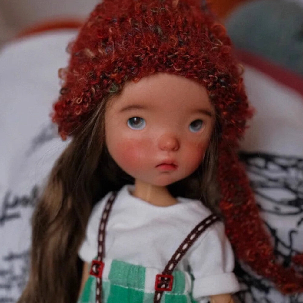 1/6 BJD Doll Movable Joint Resin Beautifully Handmade Gifts Tan Complexion Girl