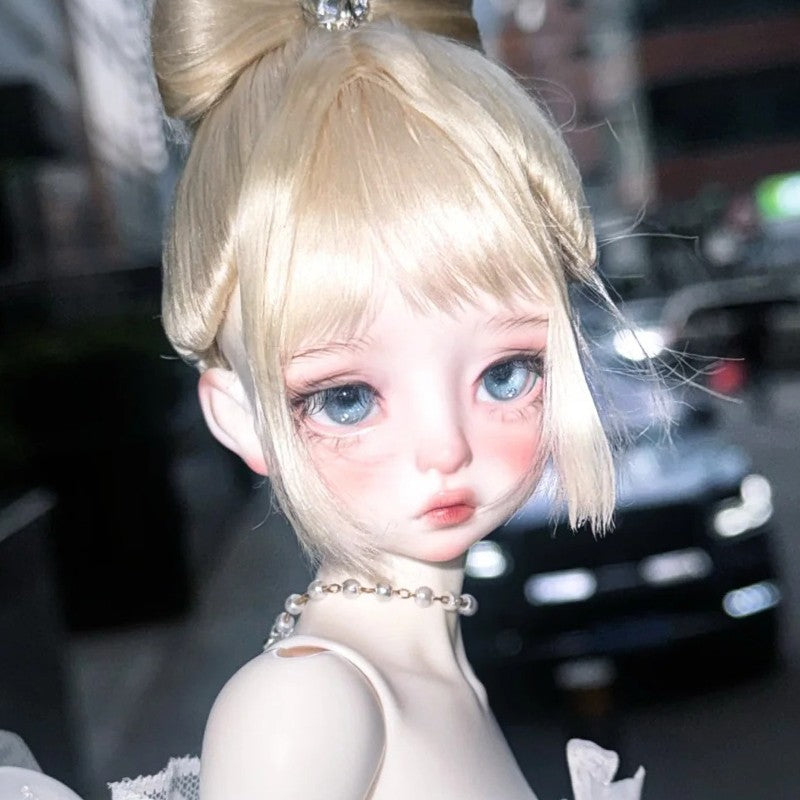 1/4 BJD Doll Women Girl Ball Jointed Resin Body Female Eyes Face Up DIY Toy Gift