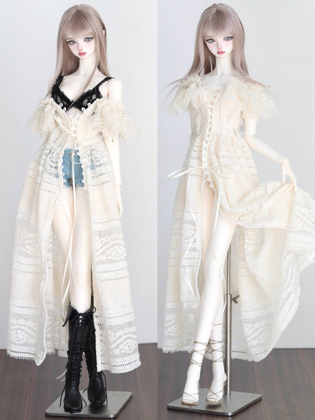 BJD 1/4 1/3 SD MSD Doll Clothes Beach Dress Bra Tops Shorts Girl Bohemia Outfits