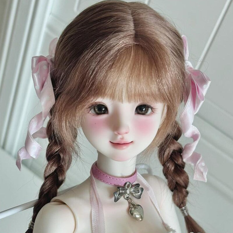 Resin 1/4 BJD Doll SD Jointed Nude Female Doll Eyes Face Makeup Lovely Girl Gift