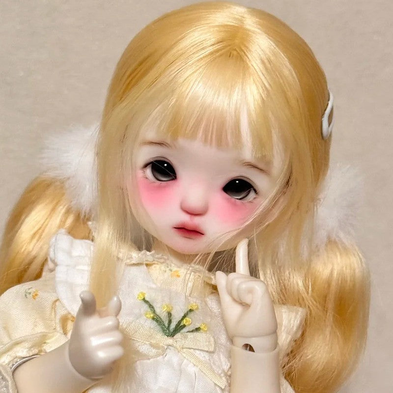 1/6 BJD Doll Girl Bare Doll Handmade Resin Jointed Eyes Face Makeup Figure Toys-