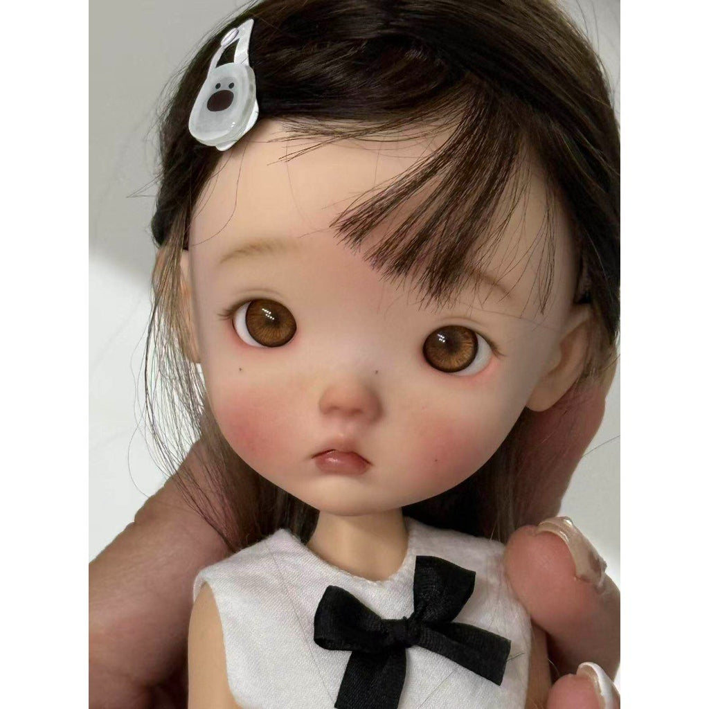 Handmade Girl BJD Bare Doll 1/6 Face Makeup Free Eyes Resin Ball Jointed Gifts