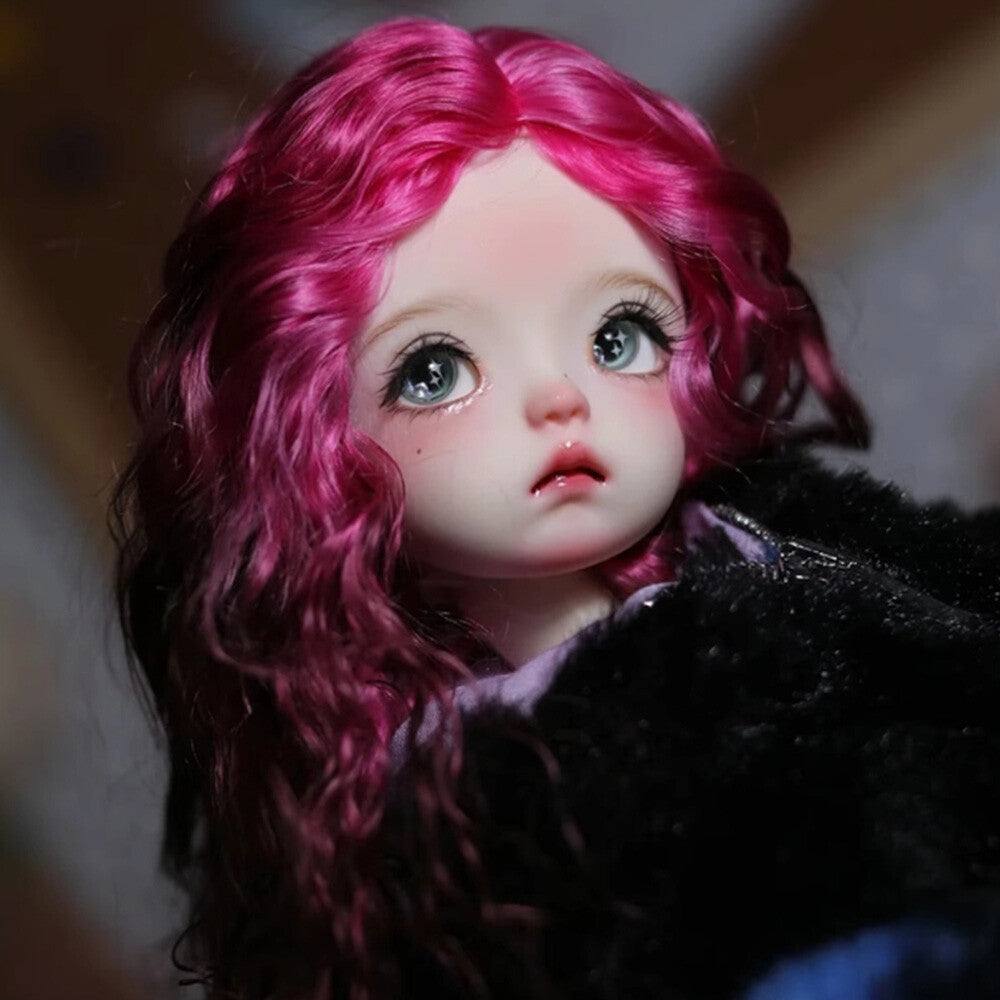 Joint Resin Nude 1/6 BJD Doll Delicate Princess Aggrieved Girl Face Makeup Gifts-