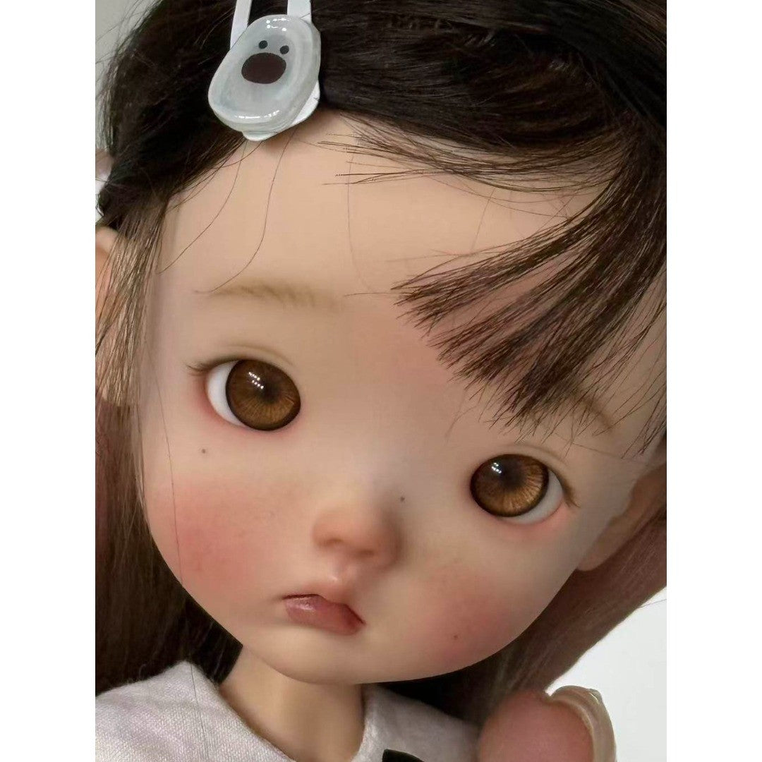 Handmade Girl BJD Bare Doll 1/6 Face Makeup Free Eyes Resin Ball Jointed Gifts