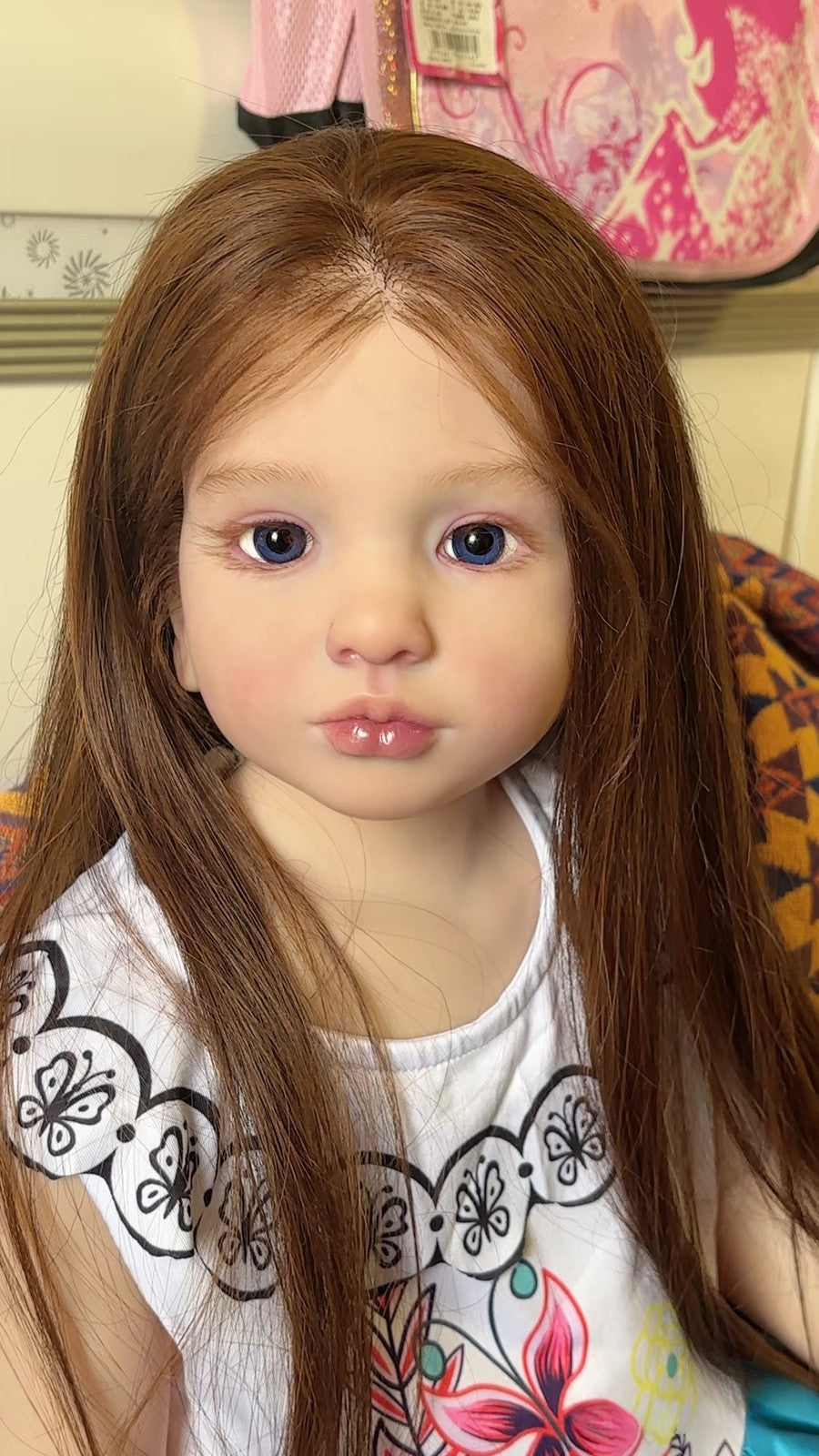 40Inch Painted Reborn Doll Kits Toddler Hand-Rooted Hair DIY Unassembled Kit Toy
