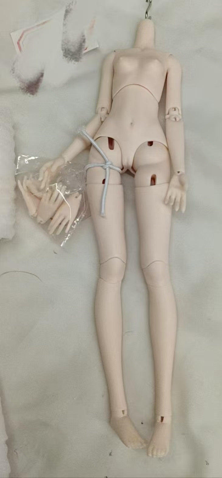 Landoudou BJD Doll 1/6 Jointed Face up Eyes Wig Clothes Girl Full Set Toys Gift