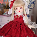 1/6 BJD Doll SD Jointed with Face Makeup Delicate Aristocrat Girl Toy Xmas Gift