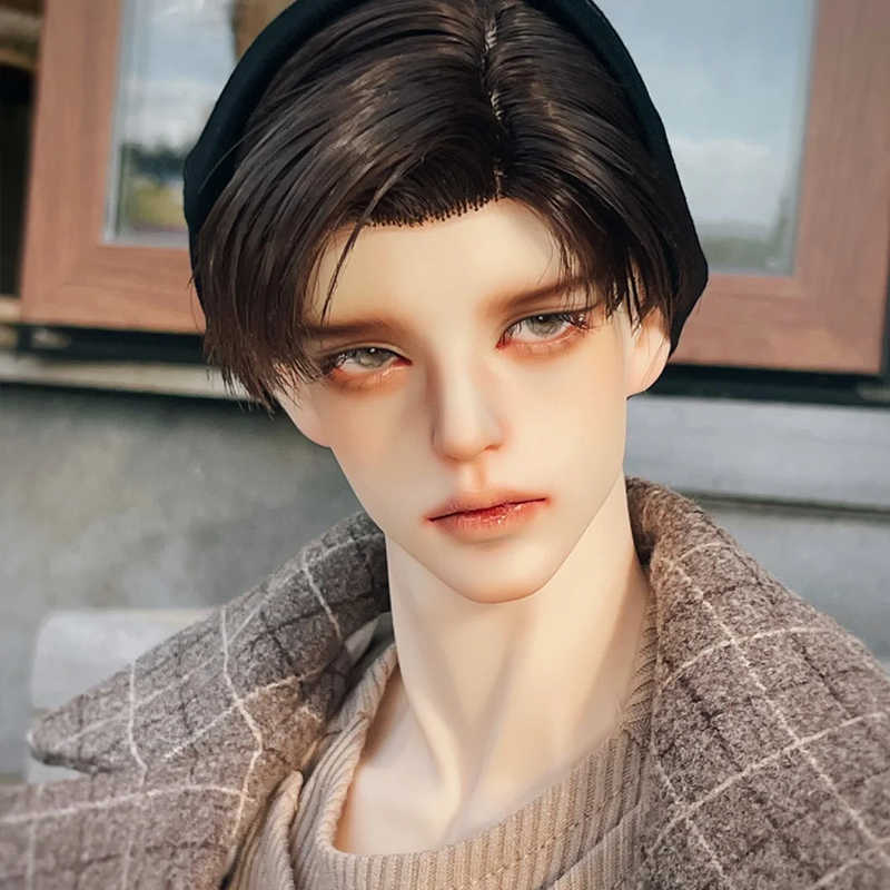 1/3 BJD Doll Strong Man Face Makeup Eyes Bare Body Flexible Joints Collect Gifts