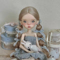 Cute Girl Landoudou 1/6 BJD Doll Resin Joint Doll Eyes Face Makeup Handmade Gift-