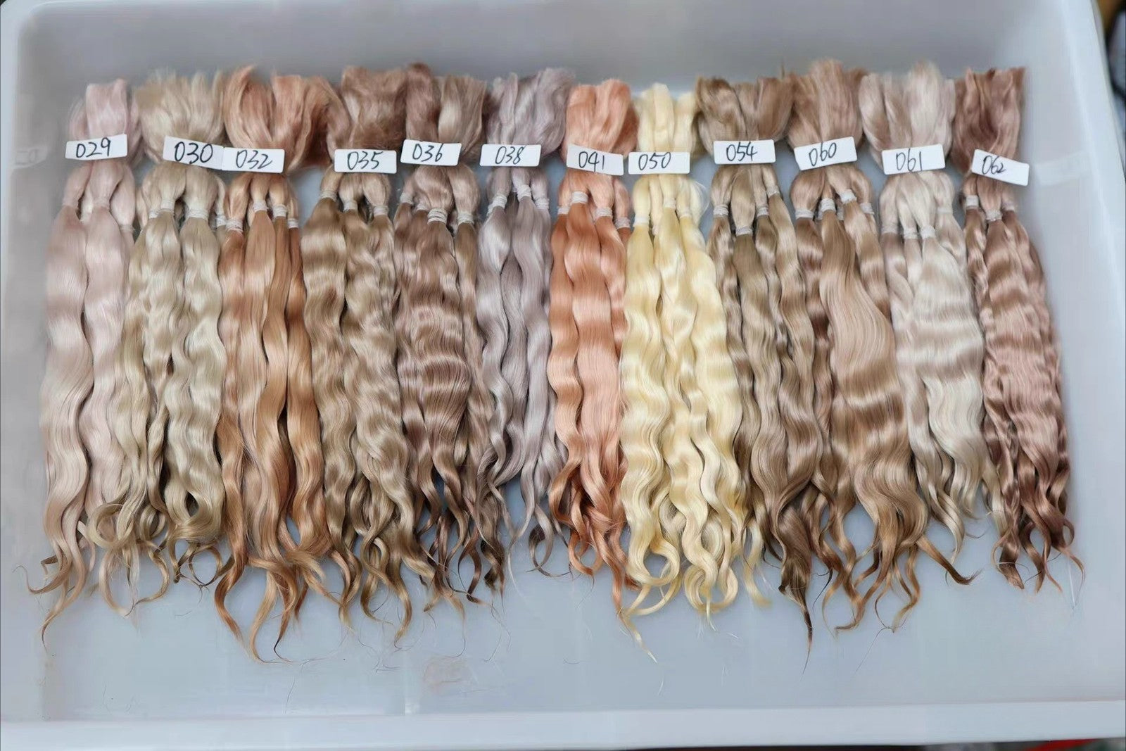 1/6 Blythe Wig Soft Mohair BJD Doll SD Hair Long Wavy Curly Wig Handmade DIY Toy