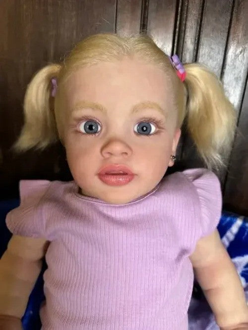 Artist Custom Made Reborn Baby Pippa Standing Girl 26in Girl  Toddler Hand-Rooted Hair Toys Gift-