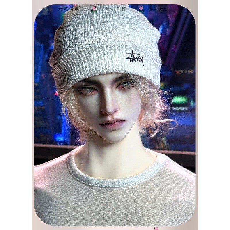 1/3 BJD Doll Nude Body Strong Grey Man Face Makeup Eyes Resin Male Jointed Gifts