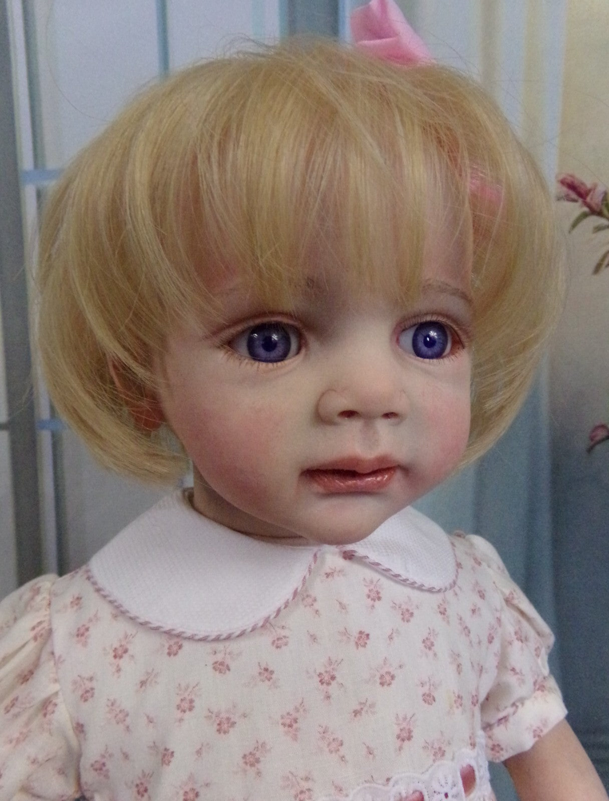Custom Made Reborn Baby Fritzi Artist Genesis Painted Already Finished Doll With Hand-Rooted Hair